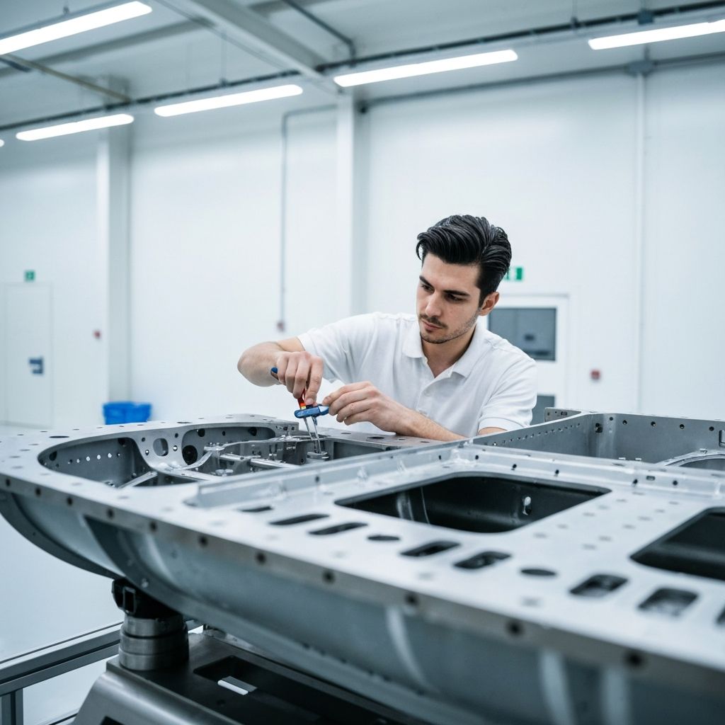 Complex aerospace assembly